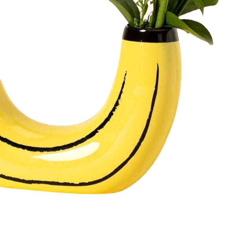 Simple Banana Flower Vase