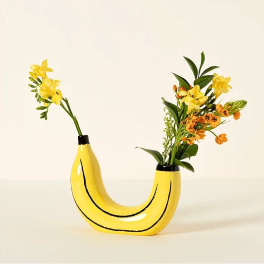 Simple Banana Flower Vase