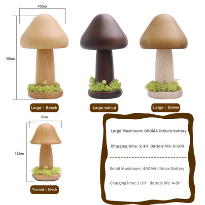 Twisted Mushroom Night Warm Light Touch